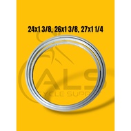 BICYCLE RIM 20x1 3/8 ~ 24x1 3/8 ~ 26x1 3/8 ~ 27x1 1/4 ALLOY (EACH) Rim Basikal Bike Parts