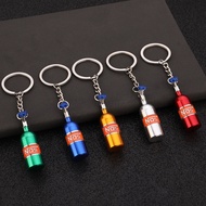 Cross-border wholesale of modified car keychains, modified car NOS nitrogen bottle keychains, decora
