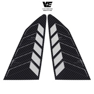 Vemart perodua Aruz car rear window triangle cover accessories