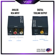 Analog to Digital Audio Converter ADC Mini Toslink Converter SPDIF Coaxial Toslink RCA