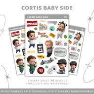 [strawbbies] cortis sticker sheet | "cortis baby side" | Cortis series | Sticker sheet vinyl a6 kiss