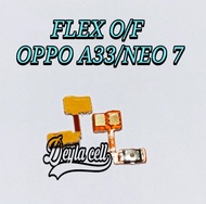 Flexible On Off Oppo A33 A33W Neo 7