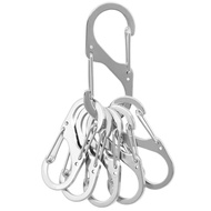 [Direct from Japan]Keychain Keyring Keychain Hardware Type S Keychain 6 pieces included 6 pieces inc