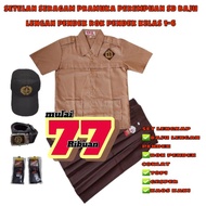 Girls' PRIMARY SCHOOL SCOUT UNIFORM SHORT SKIRT SET