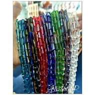 PAGODA BEADS/ CRYSTAL STRING/ BEADS JAHIT/ GLASS BEADS (50pcs±)