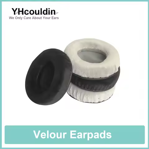 Velour Earpads For Technics DJ1200 DJ1210 DH1200 DH1200DJ HT160 RP-DJ1200 RP-DJ1210 RP-DH1200 RP-DH1
