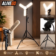 YAM 45W Fan Lamp + Light Stand Bulb Fitting Lighting Holder Single Socket E27 Umbrella Holder Softbo