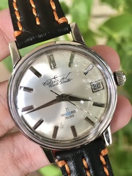 Đồng hồ nam Citizen Jet Auto Dater automatic 1 lịch niềng thép không gỉ dây da của Nhật