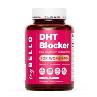 Trybello HD-6 DHT Blocker Hair Growth Supplement for Women & Men(packaging may vary)