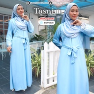 Abaya Tasnim ByReefa Collection | Red Maroon | Mint Green | Navy Blue | White | Black