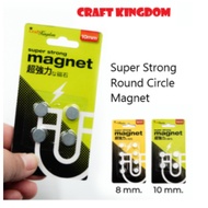 Craft Kingdom Super Strong Round Magnet 8mm & 10mm