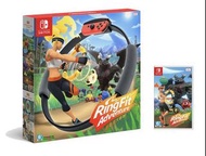 【Nintendo 任天堂】NS Switch 健身環大冒險RingFit Advanture 含遊戲片+健身環+腿部固定帶