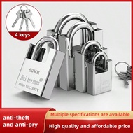 1 High-Security Steel Padlock - A Heavy-Duty Metal Padlock With 4 Keys. It Is Suitable For Student D