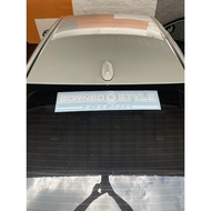 Sticker Kereta Borneo Style Tribe Flower