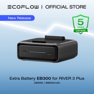 EcoFlow Extra Battery EB300 for River 3 Plus Expansion LiFePO4 (LFP) Battery with 10-Year Lifespan, 