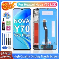 For HUAWEI Nova Y70 / Y70 Plus LCD Display Y70+ Touch Screen Digitizer Assembly Replacement