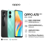 Oppo a78 4G ram 8/256gb new garansi resmi Indonesia baru ori 