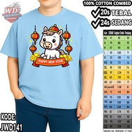 CHINESE NEW YEAR T-SHIRT 2026 BIG SIZE CODE Jwd141 JUMBO 2XL 3XL 4XL 5XL 6XL 7XL 8XL 9XL 10XL 11XL 1