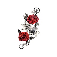 Flower Arm Tattoo Sticker Rose Arm Tattoo Sticker Cross Flower Arm Tattoo Sticker Totem Tattoo Body 
