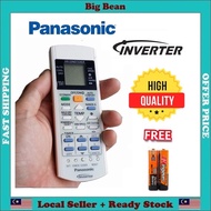 PANASONIC Inverter Remote Control Air Cond Air Conditioner [FREE BATTERY] Quality Aircond Remote Control