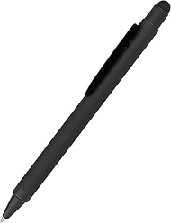 Online Ballpoint Pen Aluminium Stylus Black, Retractable Ballpoint Pen Made of Aluminium, Replaceabl