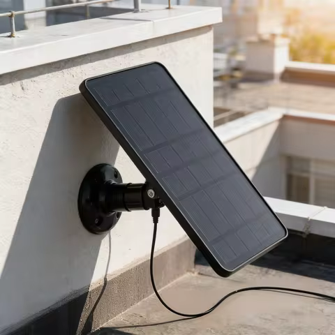 4W Solar Panel Charger for Arlo Pro 3 4 Ultra 2 Floodlight Magnetic Connector Outdoor Camera Power S
