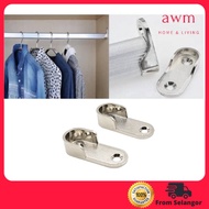 AWM Bracket Rod almari wardrobe holder rod wall mounted bracket rod