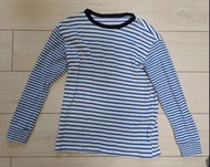 Uniqlo 男童 條紋長袖睡衣 150