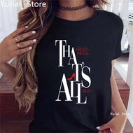 Cool The Devil Wears Prada 2 Printed T Shirt Women Red High Heel Fashion T-Shirt Summer Short Sleeve
