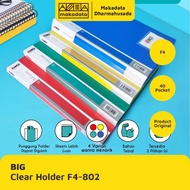 MAP HOLDER | CLEAR HOLDER F4 SIZEBIG 40 POCKET 802 (1PCS)
