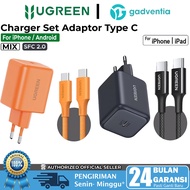 UGREEN Charger Set For iphone 15 16 17 Pro Max Air PD Type C to Type C Fast Charging 20W 40W 45W