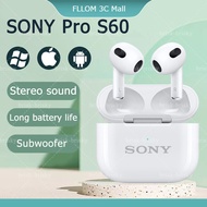 SONY S60 Wireless Bluetooth Earphone Headset True V5.0 Wireless Headset Bluetooth Earphone In-ear Ea