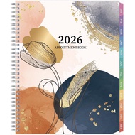 Temujanji 2026, Perancang Kalendar Mingguan & Bulanan 30 Minit Setiap Jam 2026, Jan 2026 - Dis 2026,
