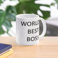 World's Best Boss Mug Glass