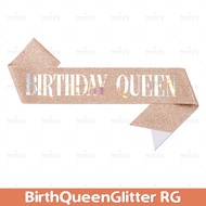 Miniis Birthday Queen 18th/21st/30th Birthday Sash Birthday Party Supplies and Decorations