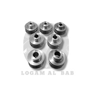 [ 3 inch A2 ] CNC Aluminum Pulley – Hole Size 12mm to 25mm/d