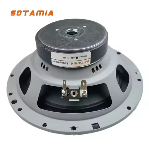 SOTAMIA 1Pcs 6.5 Inch Midrange Bass Speaker 4 Ohm 25W Low Frequency Woofer Speaker DIY Home Music Bl