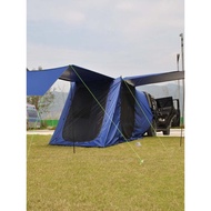 Suitable for Tram Outdoor Rainproof Sunscreen Tent, Car Tent, 6-Person Car Rear Tent, Car Rear Exten