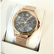 Technomarine MoonSun Date-Day Quartz Charcoal Dial Ladies Watch TM-822052