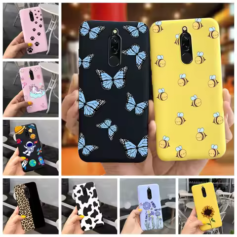 Phone Case For Xiaomi Redmi 8A Cases Redmi 8 A 8a Pro Dual Cute Patinted Silicon Soft TPU Back Cover