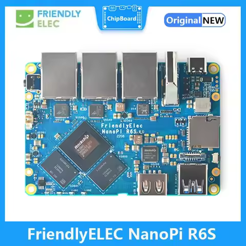 NanoPi R6S RK3588S 8GB DDR4 64GB eMMc 2.5G eth ubuntu debian FriendlyWrt