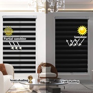 Ready Stock Bidai Tingkap |  Roller Blinds Curtain | Zebra Blinds | Zebra Bidai Outdoor | Premium | 