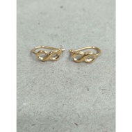 Desi earrings number 8 a gram light gold