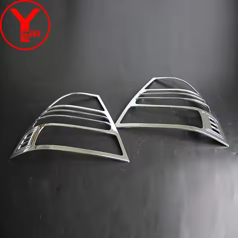 Car Tail Light Covers For Toyota Corolla ALTIS 2001 2002 2003 2004 Chrome Rear Lamp Hoods Car Exteri