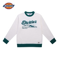 DICKIES WOMENS SWEATSHIRTS THERMAL FIBER FLEECE FABRIC FRONT EMB PRINT GRAPHIC เสื้อสเวตเตอร์ ผู้หญิ