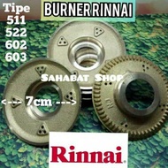 BURNER KUNINGAN KECIL KOMPOR GAS RINNAI 511 522 C 602 603 E