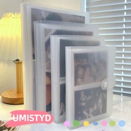 UMISTYDREAMUM9U 1Pcs Photo Album, Collect Book 80/160 Slots Picture Card Holder, Creative PVC 3/4/5/