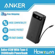 ANKER 65W Multi Port Fast Charging Power Bank 20000mAh Super Capacity Comes with C-Cable