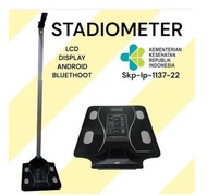 Stadiometer timbangan digital + pengukur tinggi badan