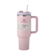 【In stock】30OZ 40OZ Stainless Steel Tumbler with Handle Lid Straw Car Coffee Mug Keep Iced Coffee Wa